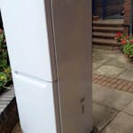 Fridge Freezer Fridge Freezer to be taken away please. Freezer is working, fridge is not working. There are 5 steps before the gate (see pics) E4