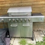 Gas BBQ, Fridge and heater Gas BBQ and fridge can be reused. Outdoor heater is broken. SL6