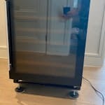 Under counter wine fridge Wine fridge that fits under kitchen counter, 60cm wide, good for parts or potentially reusable with electrical fix (apart from electrical issue, it's in great shape) BR1