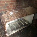 old fridge and 20 bricks Very old fridge requiring removal
from coal stores under pavement. And also approx 20 old bricks N1