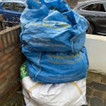 Three bags of garden waste Three bags of green waste, grass cuttings and shrub cuttings E15