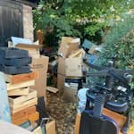 MIXED JUNK, books, diy, carpet clearing house: LOTS of books!  photo frames, some old diy Paint and chemicals broken furniture, glass, shelving, old carpet/ flooring, garden waste. N6