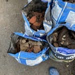 Garden stones and rubble Garden stones and rubble in hippo midibag and 15 plastic bags . Readvertised as let down by Hippo collection. Collection anytime from now over next week would be good. HP7