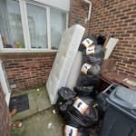 Rubbish and mattresses Bnimers of rubbish,  some prices of wood and x2 mattresses TW8
