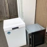 dishwasher, oven, fridge/freez dishwasher, oven, American fridge freezer to responsibly dispose of BR1