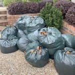 garden waste - leaves 18 bags of leaves. 5 larger bags of leaves to be emptied. 1 drawer unit SW18