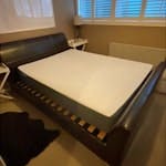 King-size bed and mattress King-size bed and mattress SW19