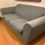 2.5 seater sofa 2nd hand sofa. 2.5 seater - dimensions approx 75cm height x 88cm depth x 194cm length SE26