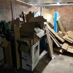 Packing waste(cardboard mainly Packing waste (cardboard mainly with packing) after house move NG5
