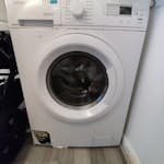 machine/dryer & mattress Defected Washing machine/dryer.
leaks a bit underneath. 
mattress used, but usable. requires washing. SE6