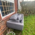 2 seater sofa one grey 2 seater sofa split beam underneath so couldn’t donate it NG9