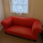 sofa and twin bed twin john lewis bed with mattress and foam topper. worn 2-cushion sofa WC1X