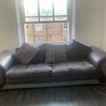four seater sofa four seater sofa. the arms will need to be taken off to allow to come out of flat W11