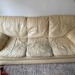 3 seater sofa - removable arms large sofa. arms come off BN2