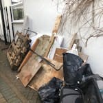 General Builder waste Bagged rubbish timber plasterboard pallet SM5