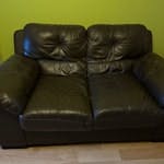 two seater sofa sofa in great condition 
from ground floor house. easy access parking at front door RG27