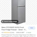 fridge one single fridge/freezer WS8