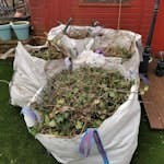Four bags of garden waste Four ton sized bags of garden waste FY4