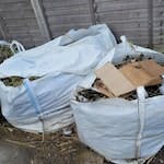 garden waste garden bush cuttings in 3 nylon bags HA2