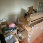 cardboard and carpet cardboard boxes from
moving house and carpet TN27