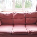 Large 3 piece suite 3 seater sofa and/or 2 armchairs – Happy for it to be split up (e.g, sofa only/sofa and one chair)
Good condition but sunfade in places
All have just been professionally cleaned (seat and back cushion covers are removeable & washable).  All fire safety labels attached
Sofa - 2ft 7in x 7 ft x 3ft
2 armchairs – 2ft 7in x 3ft 8in x 3ft KT12