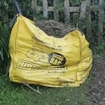 bag of soil garden soil with some very small pebbles. cannot be lifted by hand so van/lorry with crane required. bag size 90x90 SE19